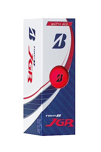 BRIDGESTONE(ブリヂストン)ゴルフボール TOUR B JGR 2023年モデル 12球入 マットレッド J3RX 中間 画像