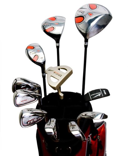 WORLD EAGLE(ワールドイーグル) F-01α メンズ ゴルフ クラブ フルセット レッド バッグver.【右用】 フレックスR WE-J-F-01-MRH-RD 1枚目 画像