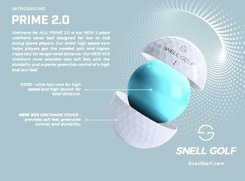 Snell Golf PRIME 2.0 １ダース 日本正規品 ■ USGA/R&A公認球 ■ 2024年新モデル ■ オンライン限定商品 (ホワイト) 最後 画像