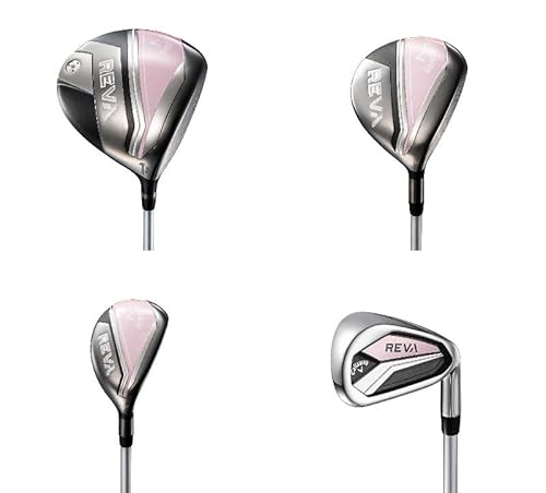 キャロウェイ (Callaway) クラブセット レディース REVA 24 PINK (9本セット キャディバック ヘッドカバー 付き) カーボンシャフト ピンク 中間 画像