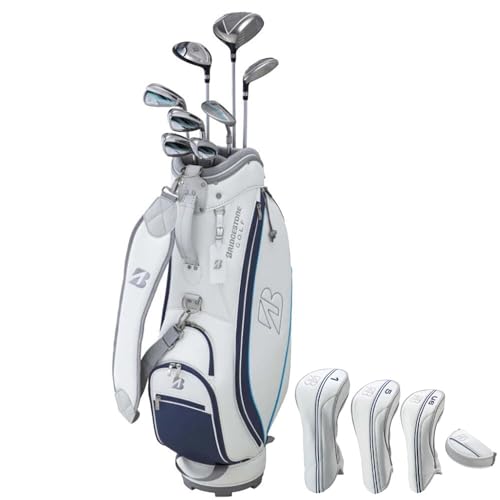 BRIDGESTONE(ブリヂストン) ゴルフクラブセット BRIDGESTONE GOLF BG-100L キャディバッグ付きクラブ8本セット レディス ネイビー 画像1