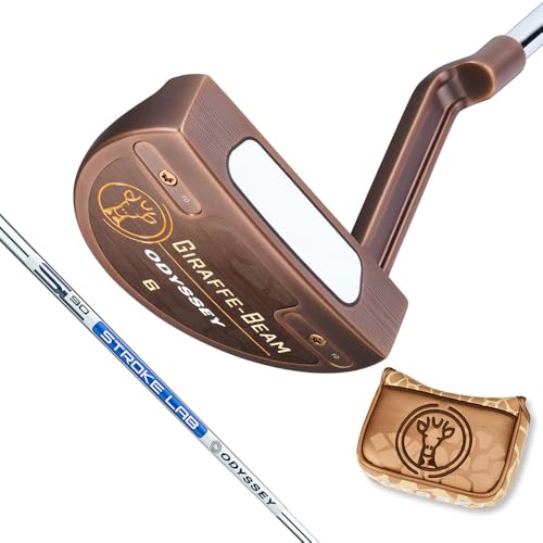 オデッセイ(ODYSSEY) 右用 パター GIRAFFE-BEAM #6 (マレットタイプ STROKE LAB 90シャフト(スチール) 34インチ) スチール メンズ 1枚目 画像