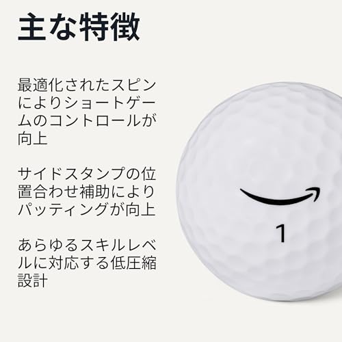 Amazonベーシック ゴルフボール Core Soft 1ダース（12個入） 最後 画像
