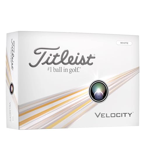 TITLEIST(タイトリスト) ゴルフボール 24 VELOCITY DZ ユニセックス ホワイト 画像1