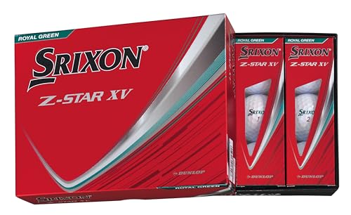 ダンロップゴルフボール SRIXON Z-STAR XV 2025年モデル 1ダース(12個入り) ロイヤルグリーン 1枚目 画像