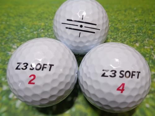 ゴルフ ボール ロスト ボール ABランク Z3 SOFT ホワイト 6球 セット【中古】 画像1