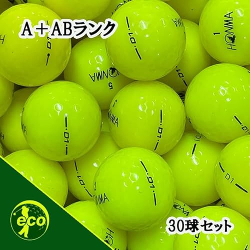 ホンマ ロストボール イエロー 30個 A+ABランク 中古 ゴルフボール セット 中間 画像