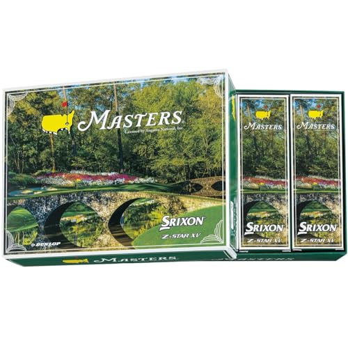 ダンロップゴルフボール SRIXON Z-STAR XV マスターズ 2025年モデル 1ダース(12個入り) ホワイト 1枚目 画像