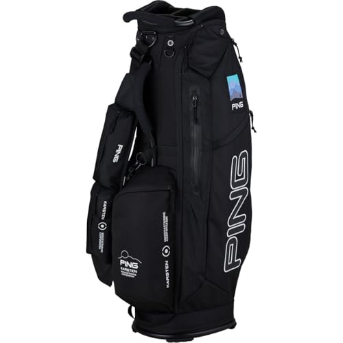 ピン(PING) OUTDOOR 38655 CB-N2504 アウトドア キャディバッグ 9型 口枠4分割 (ブラック 38655-01) 1枚目 画像