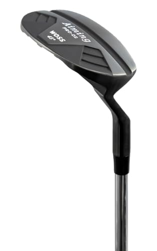 WOSS(ウォズ) GOLF PRO-02 エイミング チッパー ウェッジチッパー Aiming Chipper パター型 チッパー ダブルライン スチールシャフト アプローチ バンカー グリーン周り ウォズ (45, 度) 画像1