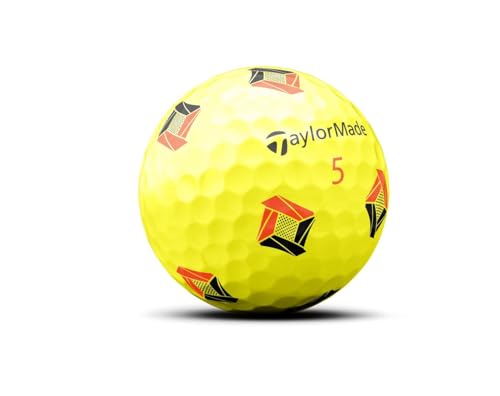 テーラーメイド(TAYLOR MADE) TMJ24 TP5x pix YLW JPN 12個入り ティーピーファイブ エックス ピックス イエロー ゴルフボール 2024年モデル イエロー 中間 画像