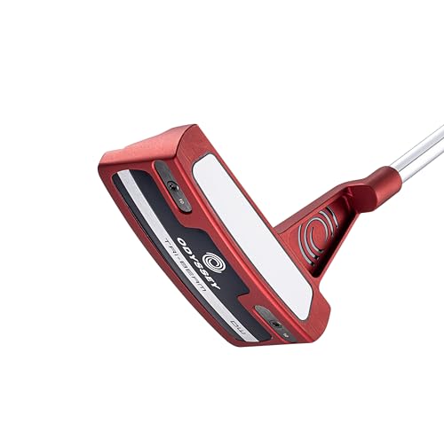オデッセイ(ODYSSEY) 右用 パター TRI-BEAM RED ダブルワイド (ピンタイプ STROKE LAB 90シャフト(スチール) 34インチ) スチール メンズ 最後 画像