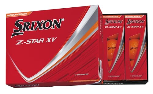 ダンロップゴルフボール SRIXON Z-STAR XV 2025年モデル 1ダース(12個入り) パッションオレンジ 1枚目 画像