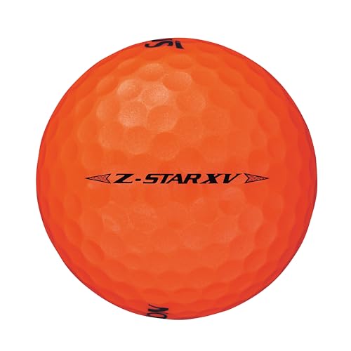 ダンロップゴルフボール SRIXON Z-STAR XV 2025年モデル 1ダース(12個入り) パッションオレンジ 中間 画像