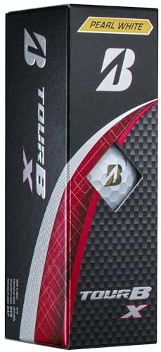 BRIDGESTONE(ブリヂストン)ゴルフボール TOUR B X 2024年モデル 12球入 パールホワイト B4GXJ 最後 画像