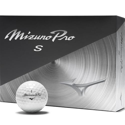 MIZUNO(ミズノ) ゴルフボール ミズノプロ S ホワイト 1ダース 12個入 5NJBT835 1枚目 画像