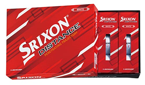 DUNLOP ダンロップゴルフボール SRIXON DISTANCE9 2022年モデル 1ダース(12個入り) ホワイト 1枚目 画像