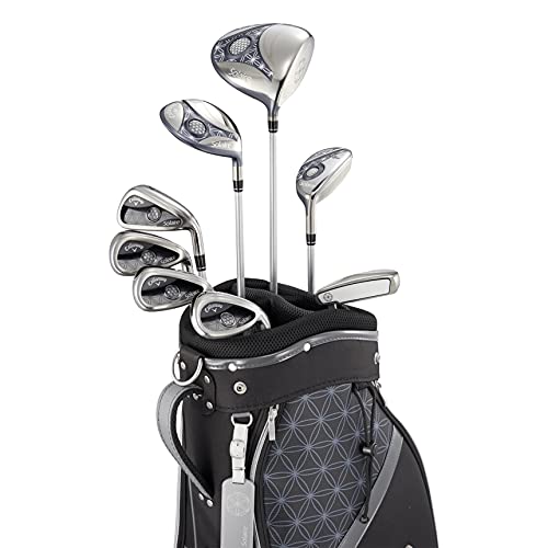 キャロウェイ (Callaway) クラブセット レディース SOLAIRE BLK (8本セット, キャディバック, ヘッドカバー 付き) カーボンシャフト ブラック 最後 画像