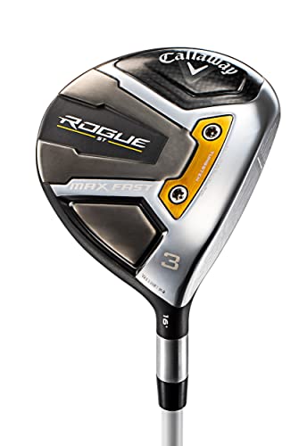 キャロウェイ(Callaway) 右用 フェアウェイウッド ROGUE ST MAX FAST FAIRWAYWOODS (5W, 19度, ELDIO 40 for Callaway, L, 41インチ, C1, 中元調子) レディース ブラック 画像1