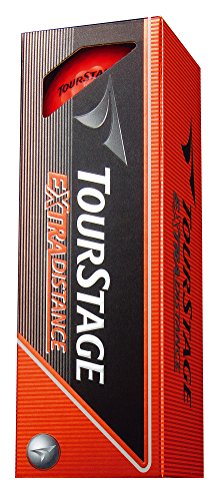 BRIDGESTONE(ブリヂストン) ゴルフボール TOURSTAGE エクストラディスタンス 1ダース(12個入り) オレンジ TEOX 中間 画像