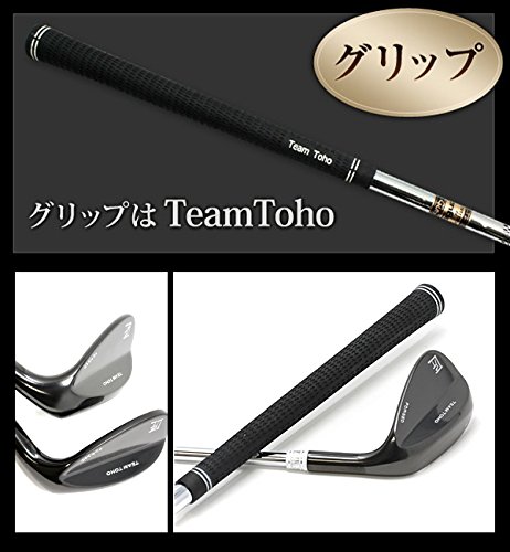TEAM TOHO 軟鉄鍛造ウェッジ 東邦ゴルフ 「匠」FORGED 48°(forged)黒染め 最後 画像