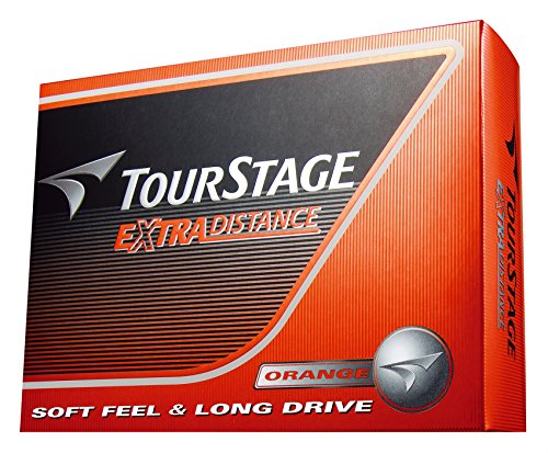 BRIDGESTONE(ブリヂストン) ゴルフボール TOURSTAGE エクストラディスタンス 1ダース(12個入り) オレンジ TEOX 1枚目 画像