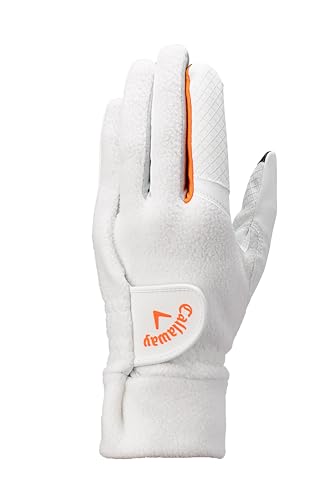 キャロウェイ(Callaway) グローブ WINTER HYPER HEAT WHT S FW 25 (S:21cm-22cm 両手用) ホワイト メンズ 最後 画像