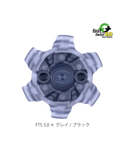 ソフトスパイク（Soft Spike） ゴルフ ピビックス FTS3.0 18P PF3-GB-N18P （グレー×ブラック/ＦＦ/Men's、Lady's） 最後 画像