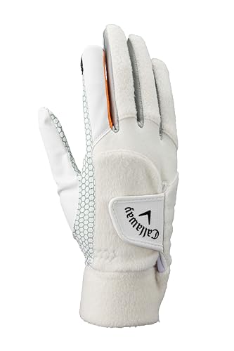 キャロウェイ(Callaway) グローブ WNTR HYPER HEAT WHT M FW 23 (M 23cm-24cm 両手用) ホワイト メンズ 最後 画像