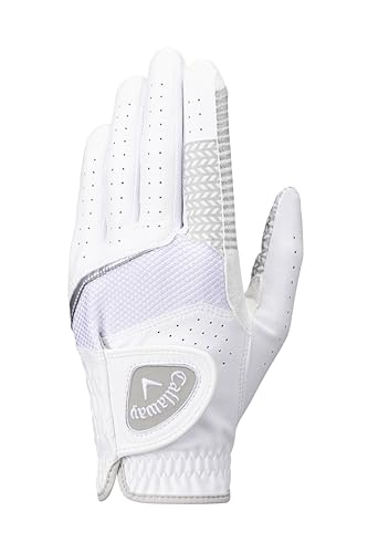 キャロウェイ(Callaway) グローブ HYPER GRIP LH WHT 23 25 (23cm 左手着用【右利き用】) ホワイト メンズ 1枚目 画像