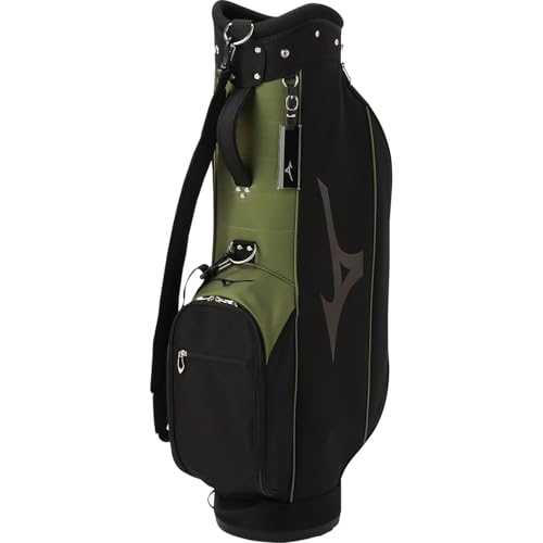 MIZUNO(ミズノ) ゴルフ キャディバッグ NX.1 メンズ ブラック×グリーン 5LJC2321 画像1