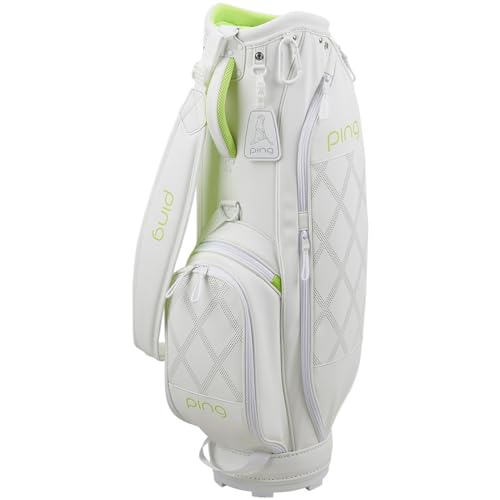 パンチングキルト レディースキャディバッグ CB-L2305 ホワイト 最後 画像