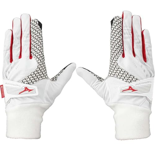 MIZUNO(ミズノ) ゴルフグローブ サーマグリップ 2024年モデル メンズ 両手用 ホワイト M(23-24cm) 5MJMB452 1枚目 画像