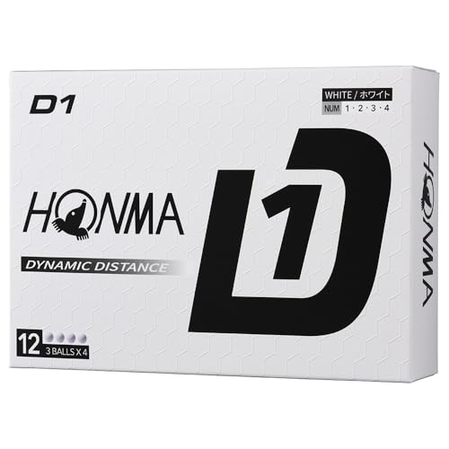 HONMA 2024 ホンマ D1 BT2401 ホワイト （１ダース12個入） 最後 画像