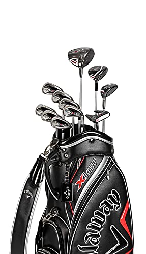 キャロウェイ (Callaway) クラブセット メンズ X HOT 21 (11本セット, キャディバック, ヘッドカバー 付き) スチールシャフト ブラック 最後 画像