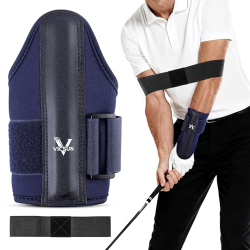 【VICSUN】プロ選手監修 ダウンブローマスター ゴルフ練習器具 手首 矯正 ゴルフ 右利き左利き兼用 ハンドファースト スイング改善 (ワンサイズ) 画像1