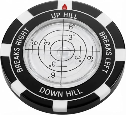 【コスパ◎】 ゴルフマーカー 水平器 プレゼント パター (ホワイト) 1枚目 画像