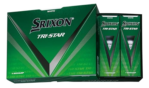 ダンロップゴルフボール SRIXON TRI-STAR4 2024年モデル 1ダース(12個入り) ホワイト 1枚目 画像