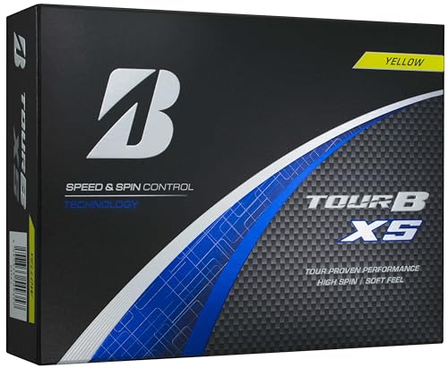 BRIDGESTONE(ブリヂストン)ゴルフボール TOUR B XS 2024年モデル 12球入 イエロー S4YXJ 1枚目 画像