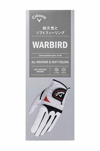 キャロウェイ(Callaway) グローブ WARBIRD LH WHT 22 25 (22cm 左手着用【右利き用】) ホワイト メンズ 中間 画像