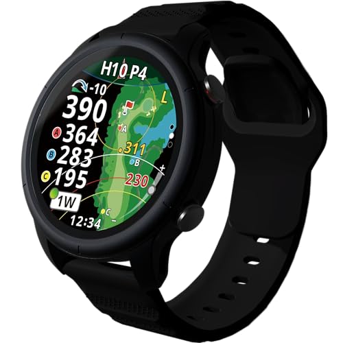 【日本プロゴルフ協会推薦】Shot Navi VELLIX ゴルフ GPSナビ 腕時計 有機ELカラー液晶 タッチスクリーン 最新GPSチップ「M10」マルチ衛星測位 自動飛距離計測 高低差目安距離 日本製（国内ISO9001認定工場生産）競技モード搭載 ゴルフナビ 距離計 (1.4, インチ) 画像1