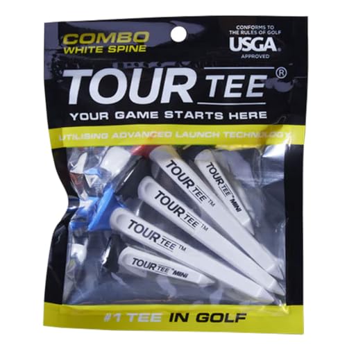Tour Tee COMBO ゴルフティー(5本入り)ミックス 1枚目 画像