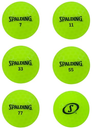 SPALDING(スポルディング) マットカラー ゴルフボール 1ダース(12個入り) ライム SPBA-3769 中間 画像