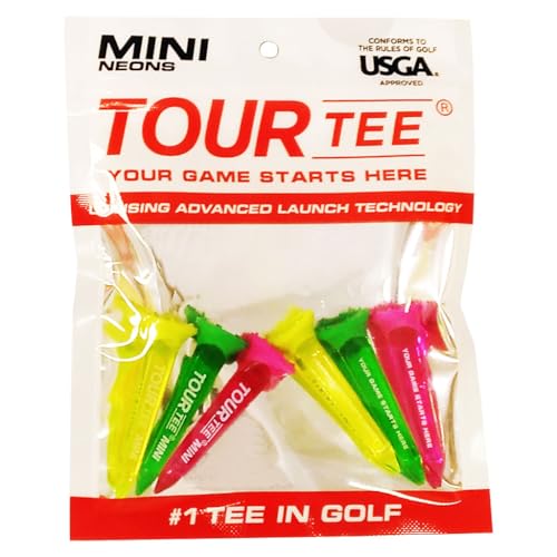 Tour Tee MINI NEONS ゴルフティー(6本入り)T-491(590) 1枚目 画像