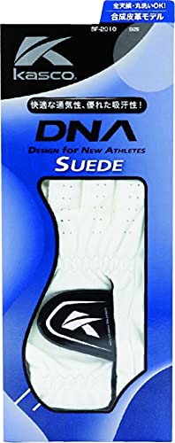 キャスコ(Kasco)ゴルフグローブ 合成皮革 DNA SUEDE SF-2010R 右手着用モデル 最後 画像