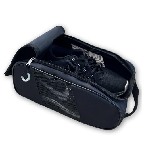 【国内検査済み】シューズケース シューズ入れ バッシュ ゴルフ シューズ袋 蒸れない 蓄光ジッパータブ 1枚目 画像