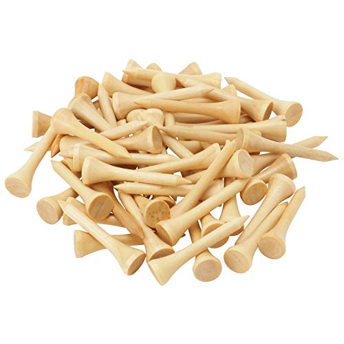 Tabata(タバタ) ユニセックス大人 ゴルフ ティー ショートティー ウッドティー ショート 40mm 60本入り ニス OEM TEEAZNNS 右利き 1枚目 画像