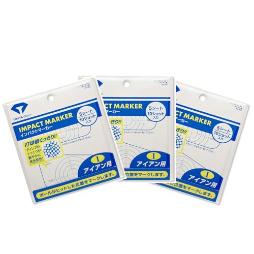 ダイヤゴルフ(DAIYA GOLF) インパクトマーカーアイアン用3P ショット確認 インパクトマーカー アイアン用 スイング練習 ゴルフ練習 トレーニング 素振り AS-423 画像1