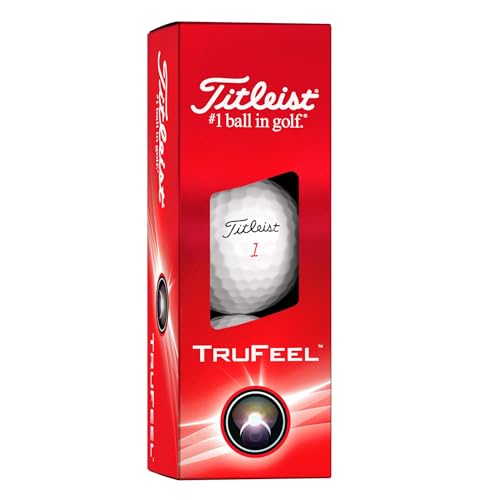 TITLEIST(タイトリスト) ゴルフボール 24 TRUFEEL DZ ユニセックス ホワイト 最後 画像