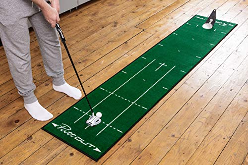 (Green) - PuttOut Pro Golf Putting Mat - Perfect Your Putting (2.4m x 0.5m) 最後 画像